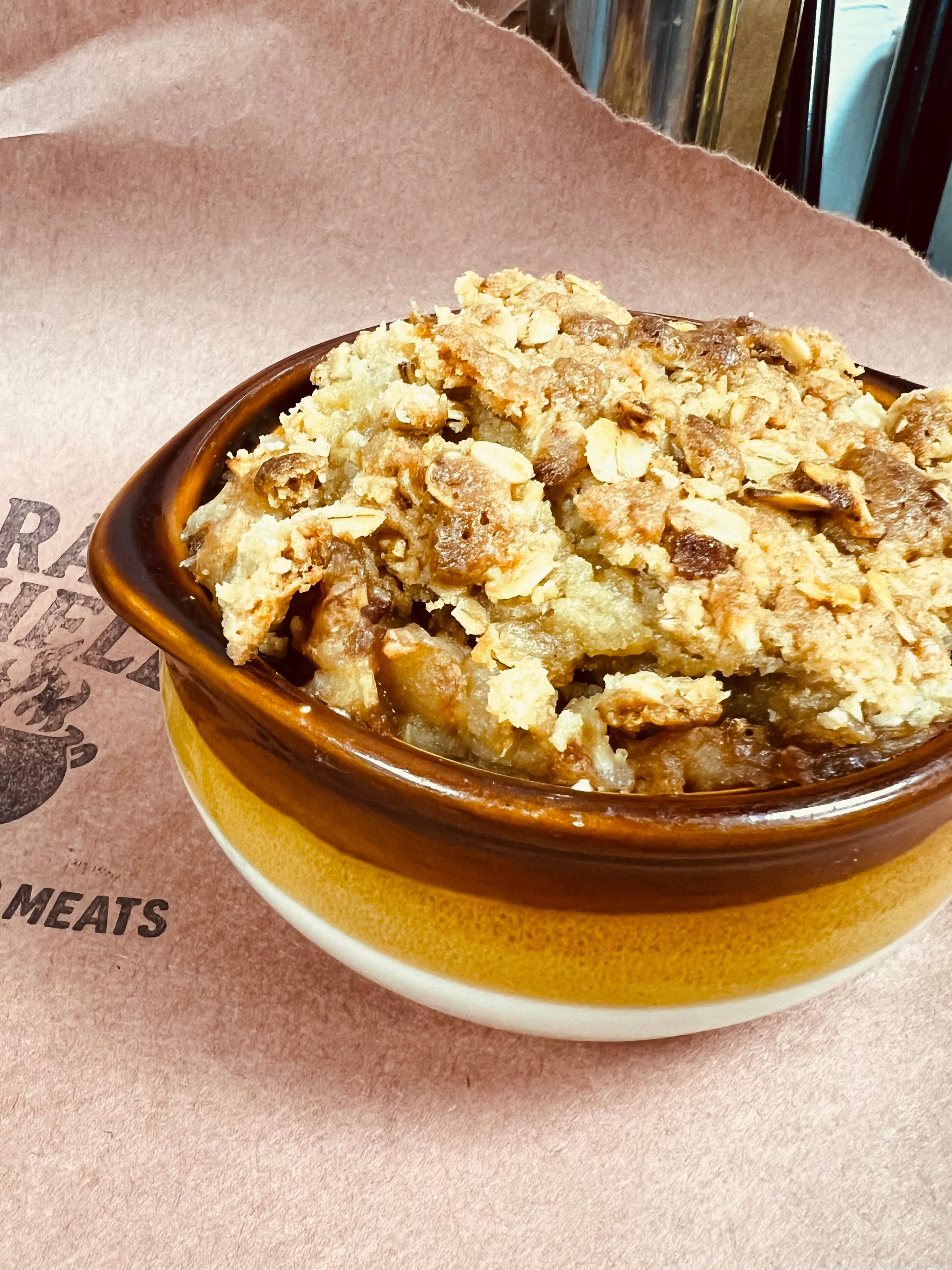 Cinnamon Apple Crisp Catering Tray