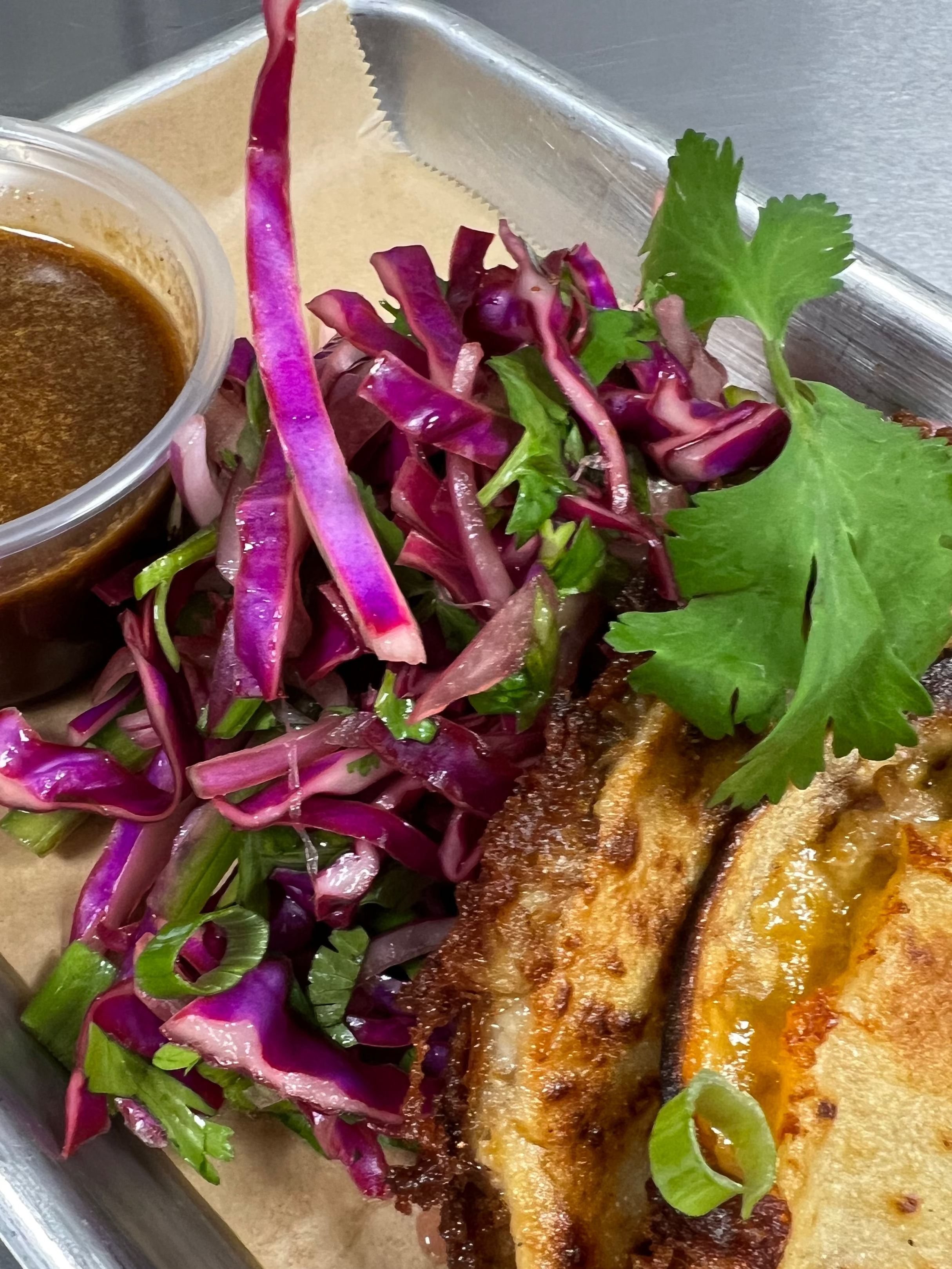 Red Cabbage Paleo Slaw Catering Tray